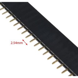 pin header 1x40 2.54mm female