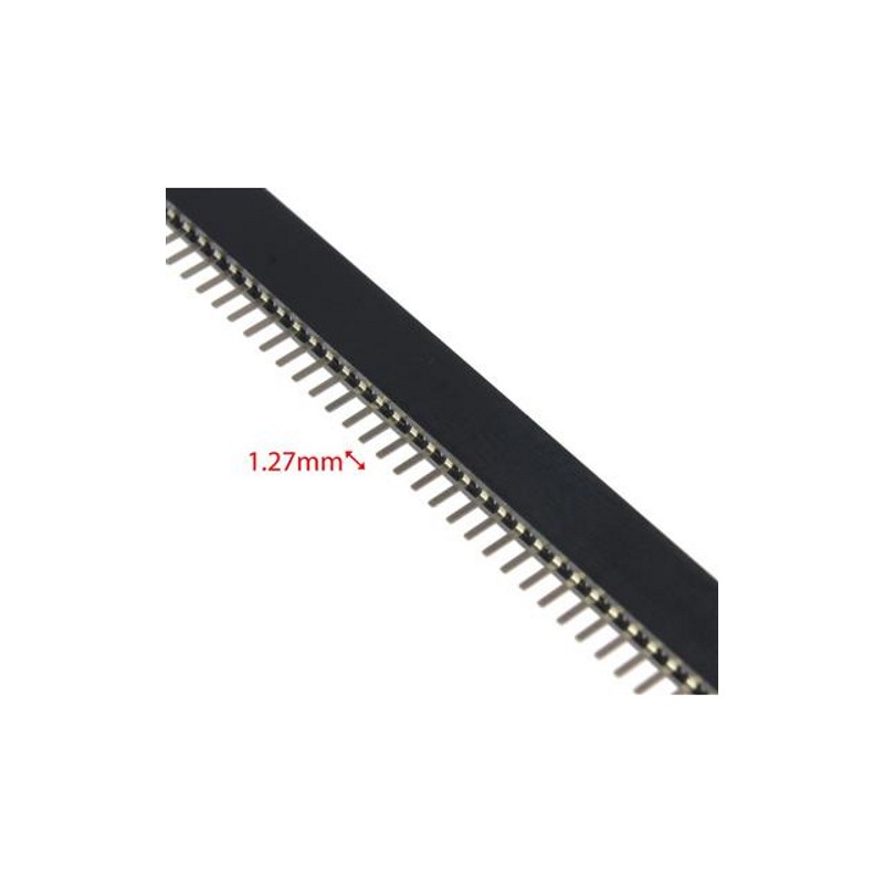 pin header 1x40 1.27mm female